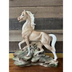 Palamino Horse TV Lamp 1950's Maddux California - Needs New Light Assembly-flaw